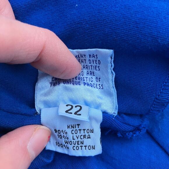 Luna Luz blue flare maxi peasant slit skirt - Picture 9 of 10